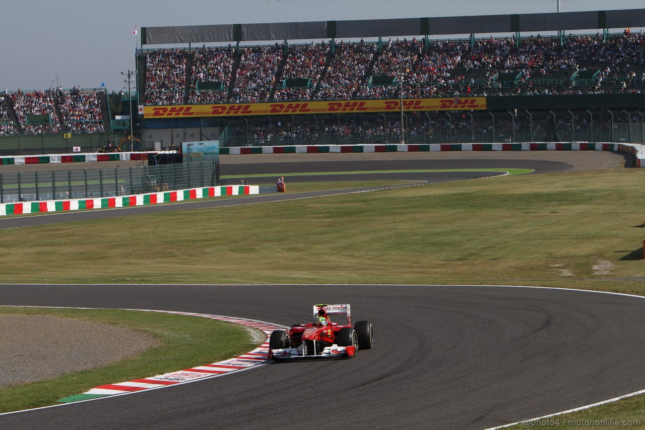 GP GIAPPONE, 08.10.2011- Qualifiche, Felipe Massa (BRA), Ferrari, F-150 Italia