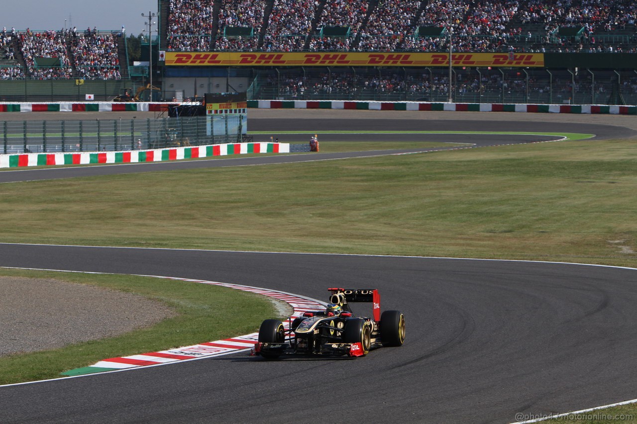 GP GIAPPONE, 08.10.2011- Qualifiche, Bruno Senna (BRA), Lotus Renault GP R31 