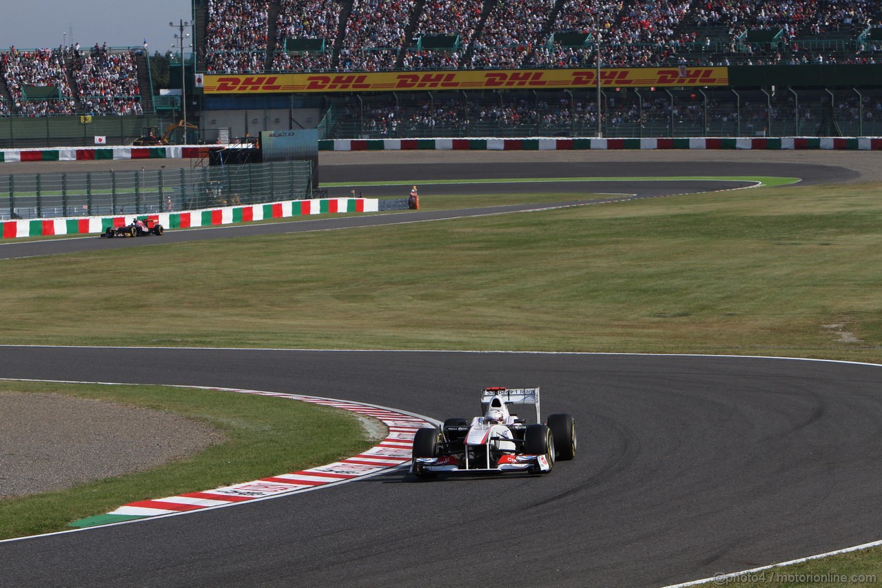 GP GIAPPONE, 08.10.2011- Qualifiche, Kamui Kobayashi (JAP), Sauber F1 Team C30 
