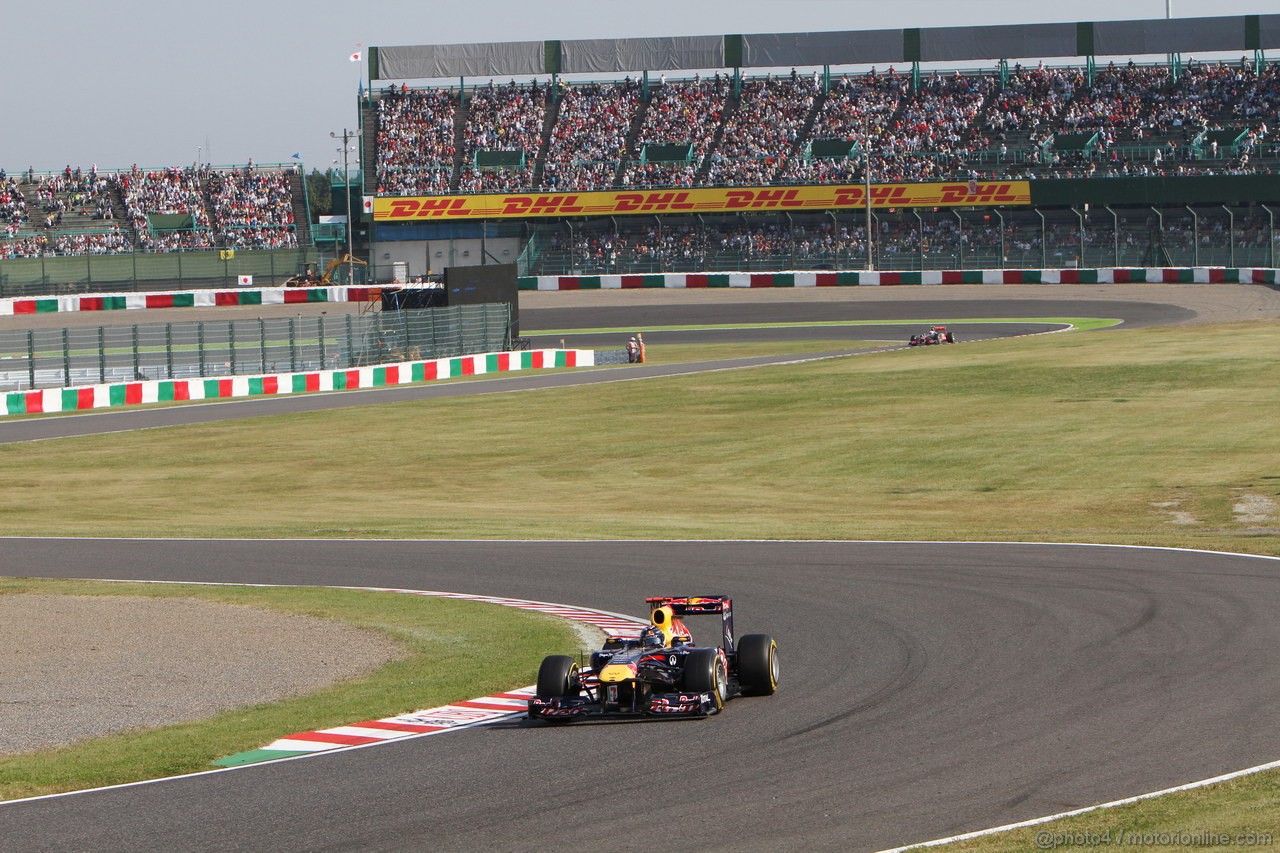 GP GIAPPONE, 08.10.2011- Qualifiche, Sebastian Vettel (GER), Red Bull Racing, RB7 pole position