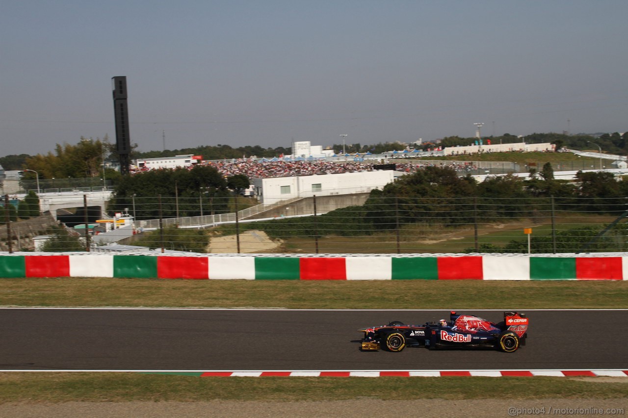 GP GIAPPONE, 08.10.2011- Qualifiche, S�bastien Buemi (SUI), Scuderia Toro Rosso, STR6 