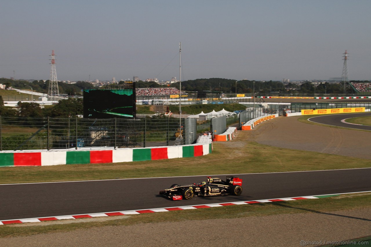 GP GIAPPONE, 08.10.2011- Qualifiche, Bruno Senna (BRA), Lotus Renault GP R31 