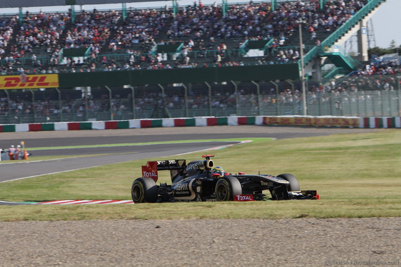 GP GIAPPONE, 08.10.2011- Qualifiche, Bruno Senna (BRA), Lotus Renault GP R31 