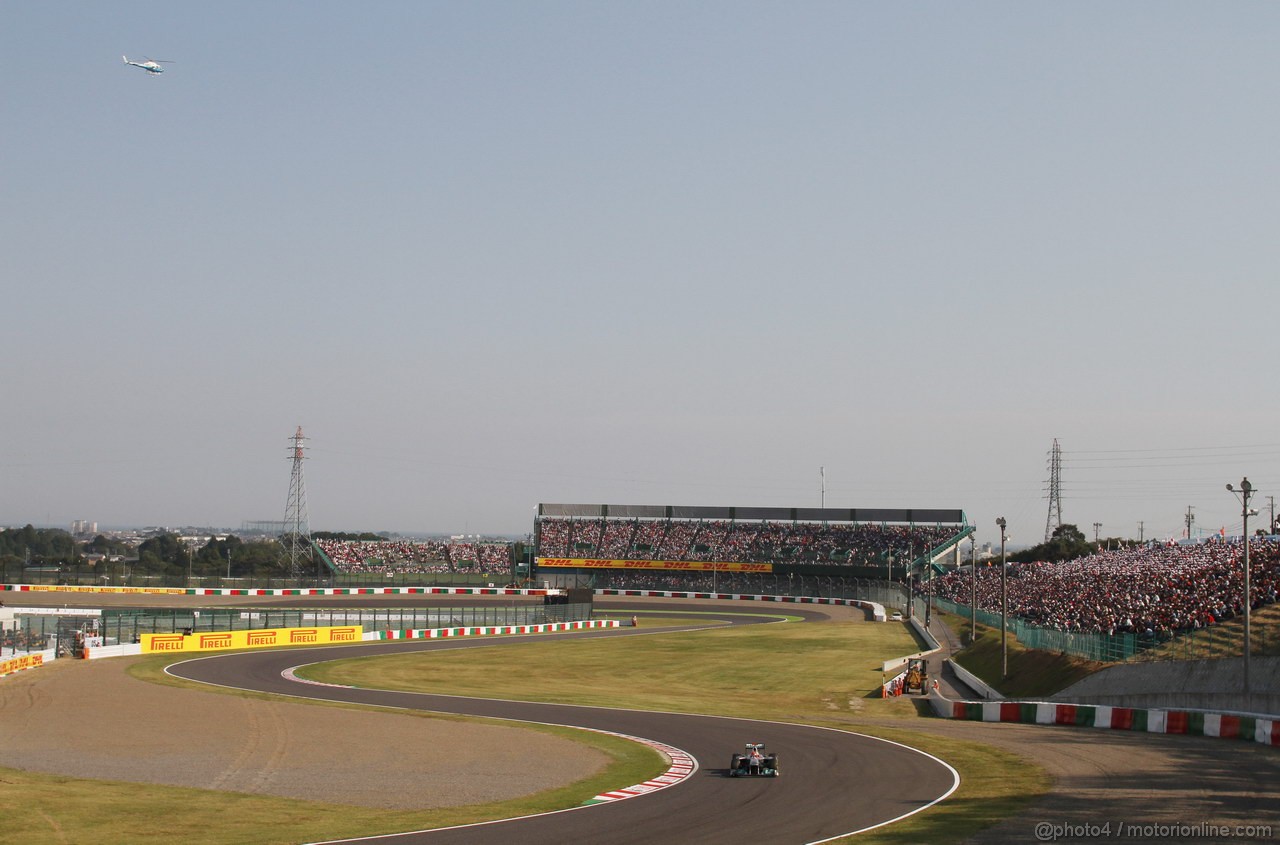 GP GIAPPONE, 08.10.2011- Qualifiche, Michael Schumacher (GER), Mercedes GP Petronas F1 Team, MGP W02 