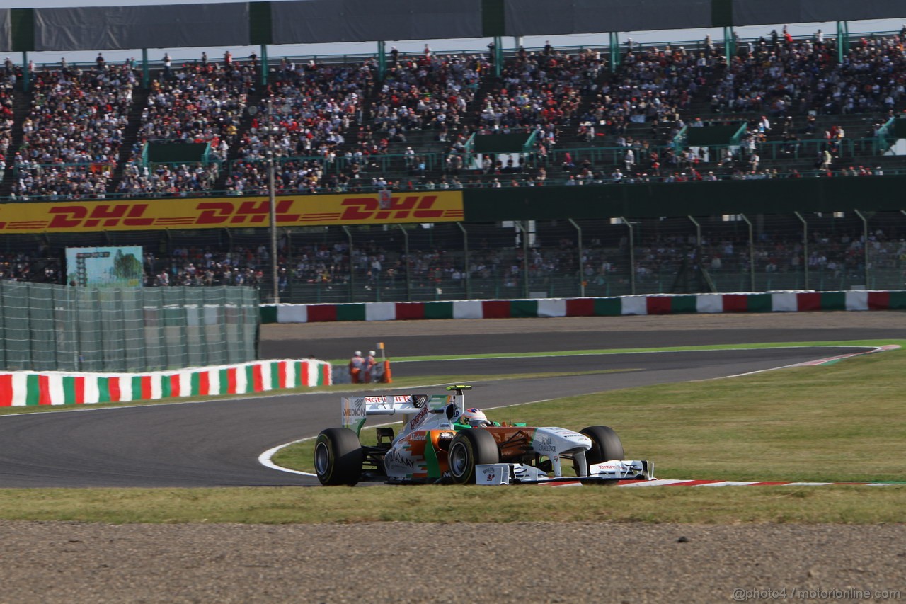 GP GIAPPONE, 08.10.2011- Qualifiche, Paul di Resta (GBR) Force India VJM04 