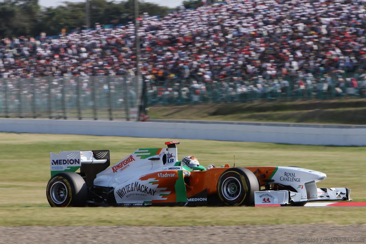 GP GIAPPONE, 08.10.2011- Qualifiche, Adrian Sutil (GER), Force India F1 Team, VJM04