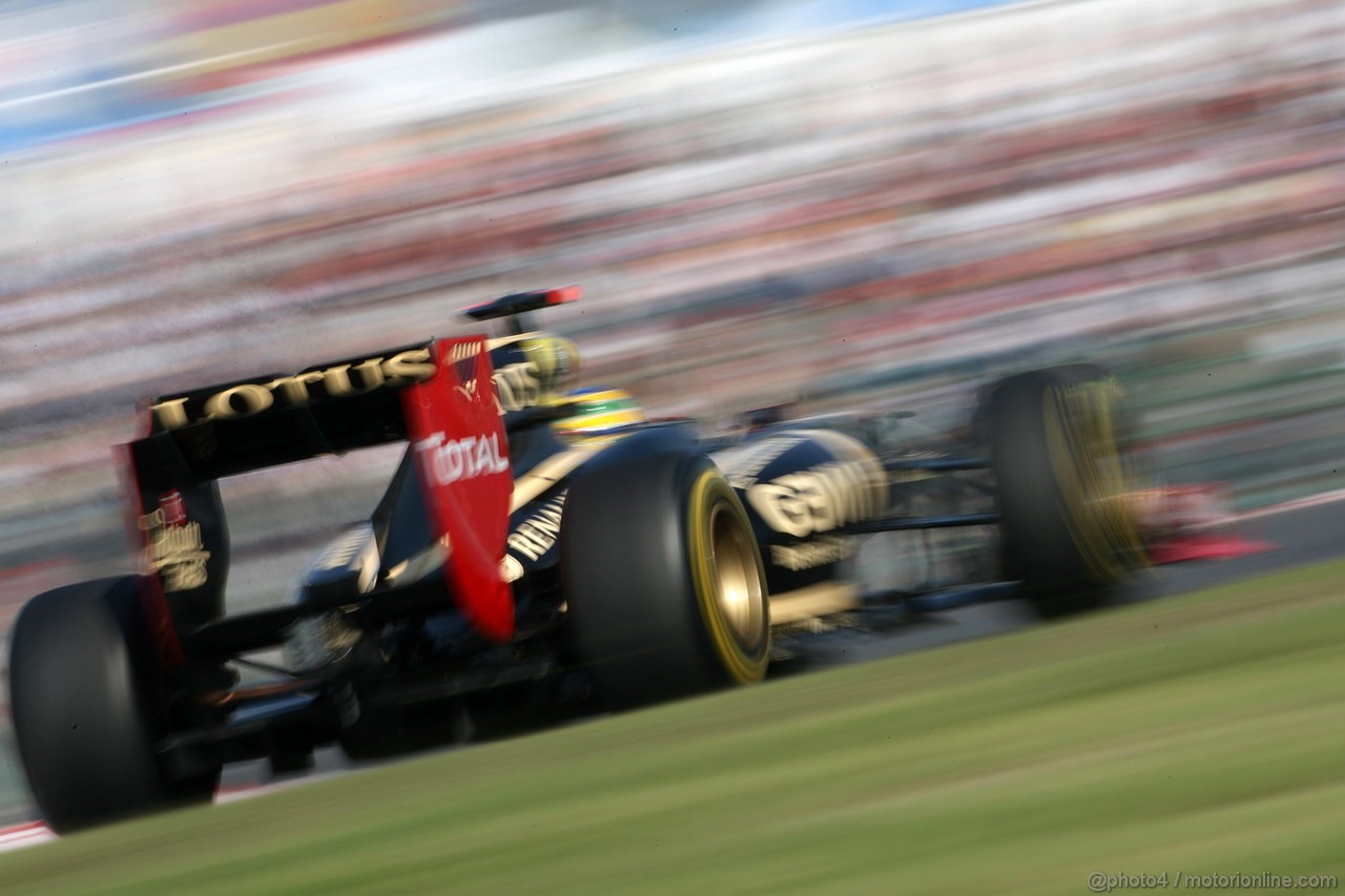 GP GIAPPONE, 08.10.2011- Qualifiche, Bruno Senna (BRA), Lotus Renault GP R31