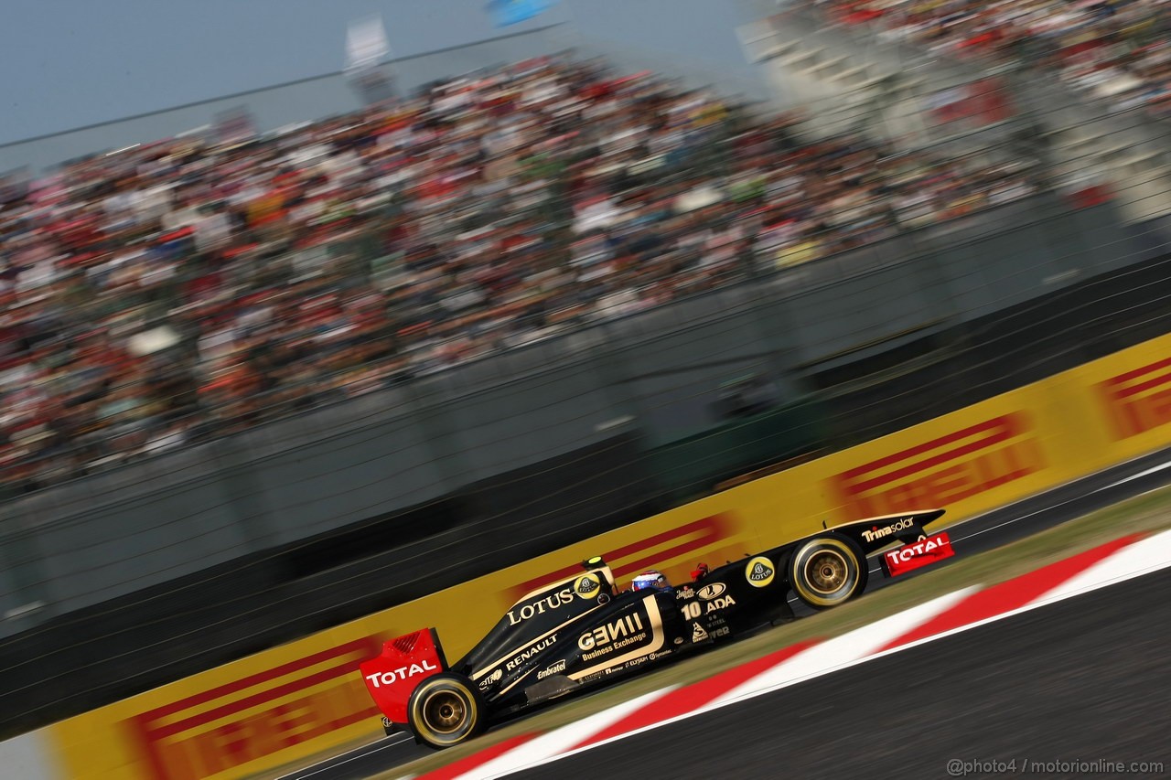 GP GIAPPONE, 08.10.2011- Qualifiche, Vitaly Petrov (RUS), Lotus Renault GP, R31 