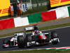 GP GIAPPONE, 08.10.2011- Prove Libere 3, Sabato, Daniel Ricciardo (AUS), HRT Formula One Team lw Sergio P�rez (MEX), Sauber F1 Team C30 