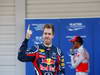 GP GIAPPONE, 08.10.2011- Qualifiche, Sebastian Vettel (GER), Red Bull Racing, RB7 pole position e Lewis Hamilton (GBR), McLaren Mercedes, MP4-26 terzo