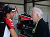 GP GIAPPONE, 08.10.2011- Qualifiche, Timo Glock (GER), Marussia Virgin Racing VR-02 e Norbert Vettel (GER), father of Sebastian Vettel (GER), Red Bull Racing, RB7