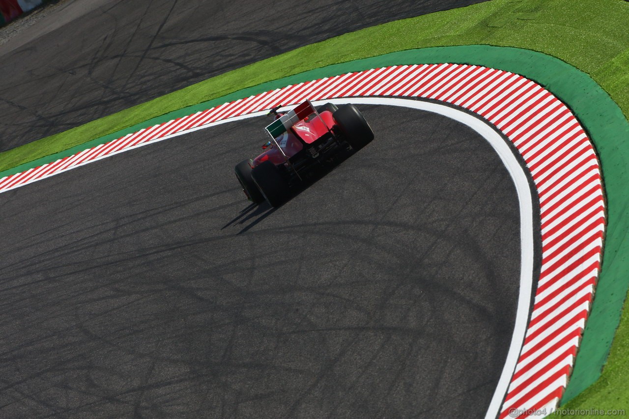 GP GIAPPONE, 07.10.2011- Prove Libere 1, Venerdi', Felipe Massa (BRA), Ferrari, F-150 Italia 