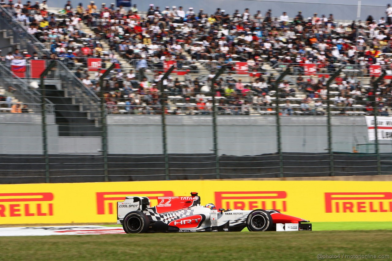 GP GIAPPONE, 07.10.2011- Prove Libere 1, Venerdi', Daniel Ricciardo (AUS), HRT Formula One Team 