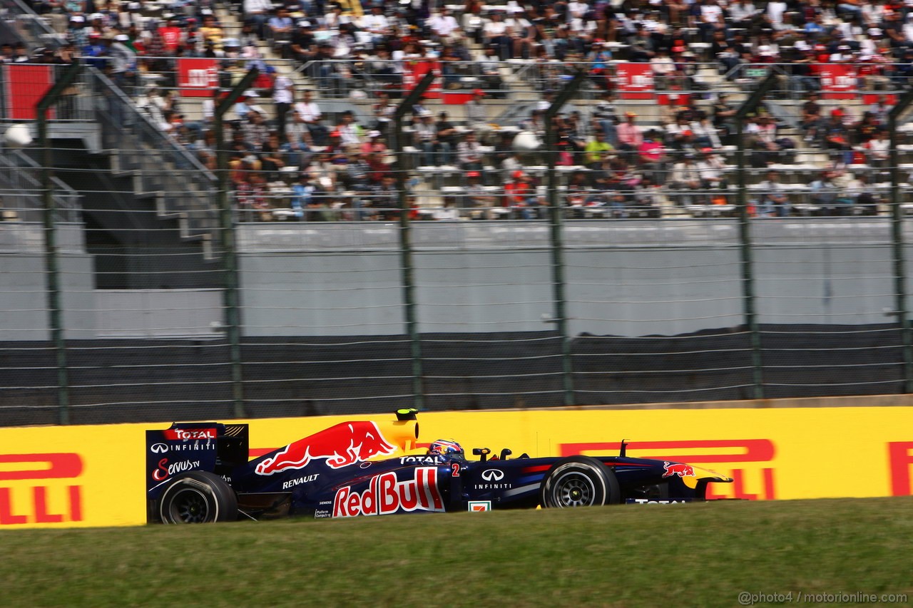 GP GIAPPONE, 07.10.2011- Prove Libere 1, Venerdi', Mark Webber (AUS), Red Bull Racing, RB7 