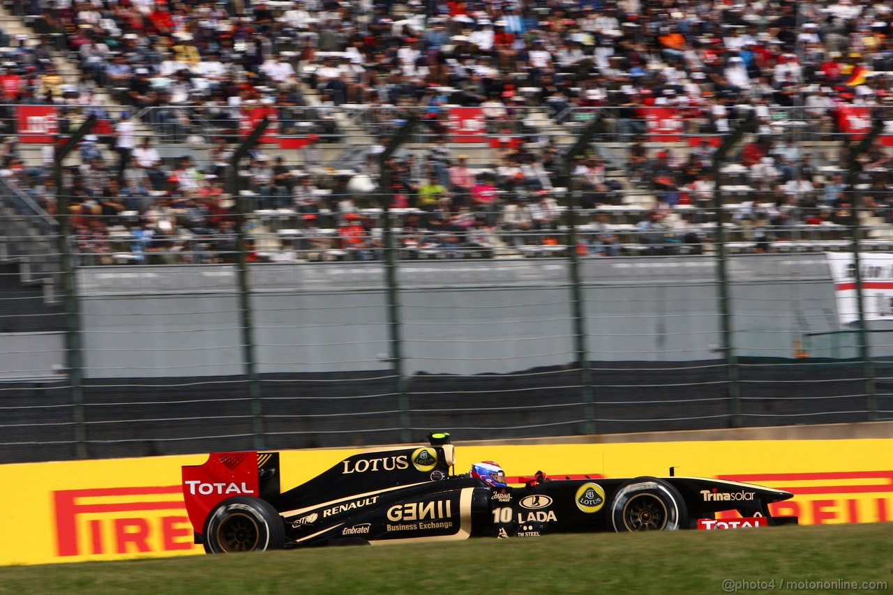 GP GIAPPONE, 07.10.2011- Prove Libere 1, Venerdi', Vitaly Petrov (RUS), Lotus Renault GP, R31 