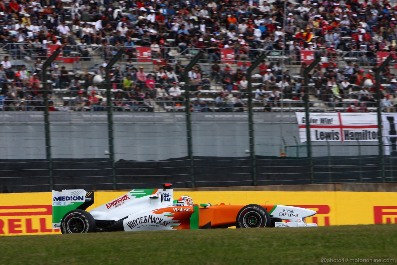 GP GIAPPONE, 07.10.2011- Prove Libere 1, Venerdi', Nico Hulkenberg (GER), Force India F1 Team, Test Driver 