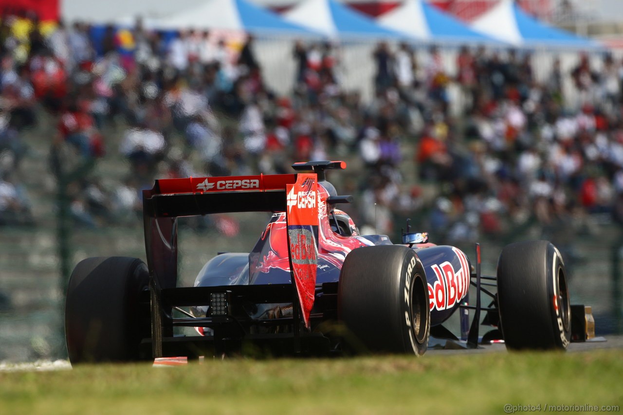 GP GIAPPONE, 07.10.2011- Prove Libere 1, Venerdi', S�bastien Buemi (SUI), Scuderia Toro Rosso, STR6 