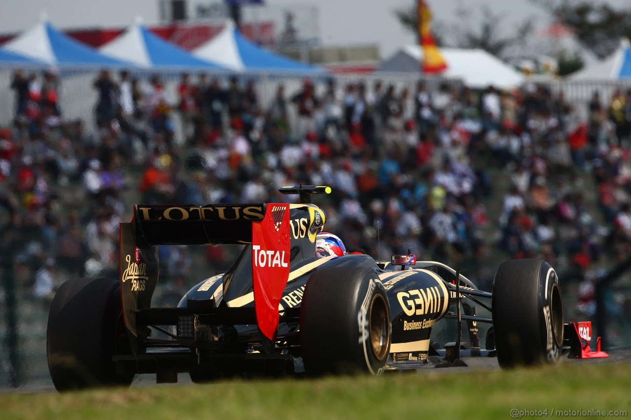 GP GIAPPONE, 07.10.2011- Prove Libere 1, Venerdi', Vitaly Petrov (RUS), Lotus Renault GP, R31 