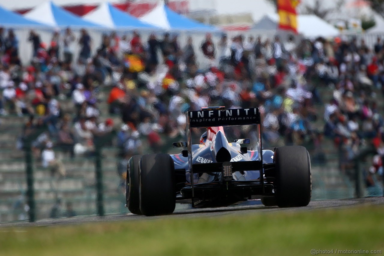 GP GIAPPONE, 07.10.2011- Prove Libere 1, Venerdi', Sebastian Vettel (GER), Red Bull Racing, RB7 