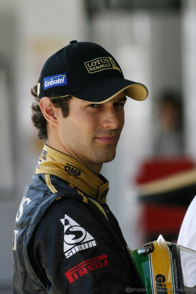 GP GIAPPONE, 07.10.2011- Prove Libere 1, Venerdi', Bruno Senna (BRA), Lotus Renault GP R31 