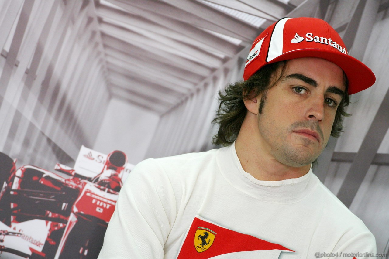 GP GIAPPONE, 07.10.2011- Prove Libere 1, Venerdi', Fernando Alonso (ESP), Ferrari, F-150 Italia 
