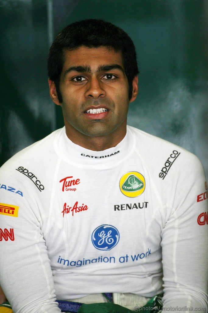 GP GIAPPONE, 07.10.2011- Prove Libere 1, Venerdi', Karun Chandhok (IND), Team Lotus, TL11  