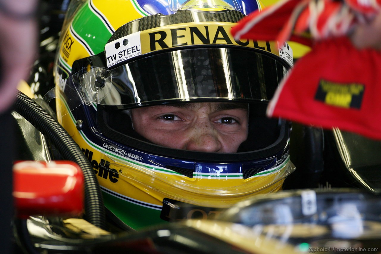 GP GIAPPONE, 07.10.2011- Prove Libere 1, Venerdi', Bruno Senna (BRA), Lotus Renault GP R31 