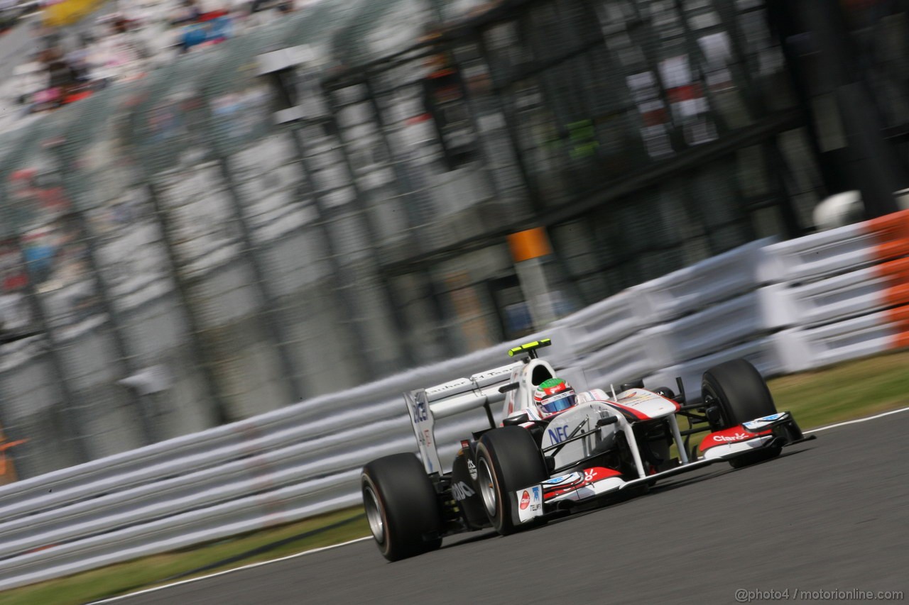 GP GIAPPONE, 07.10.2011- Prove Libere 1, Venerdi', Sergio P�rez (MEX), Sauber F1 Team C30 