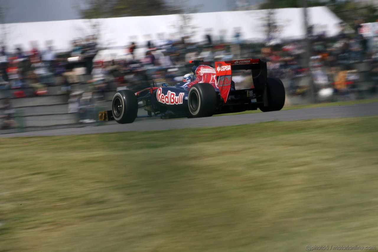 GP GIAPPONE, 07.10.2011- Prove Libere 1, Venerdi', S�bastien Buemi (SUI), Scuderia Toro Rosso, STR6 