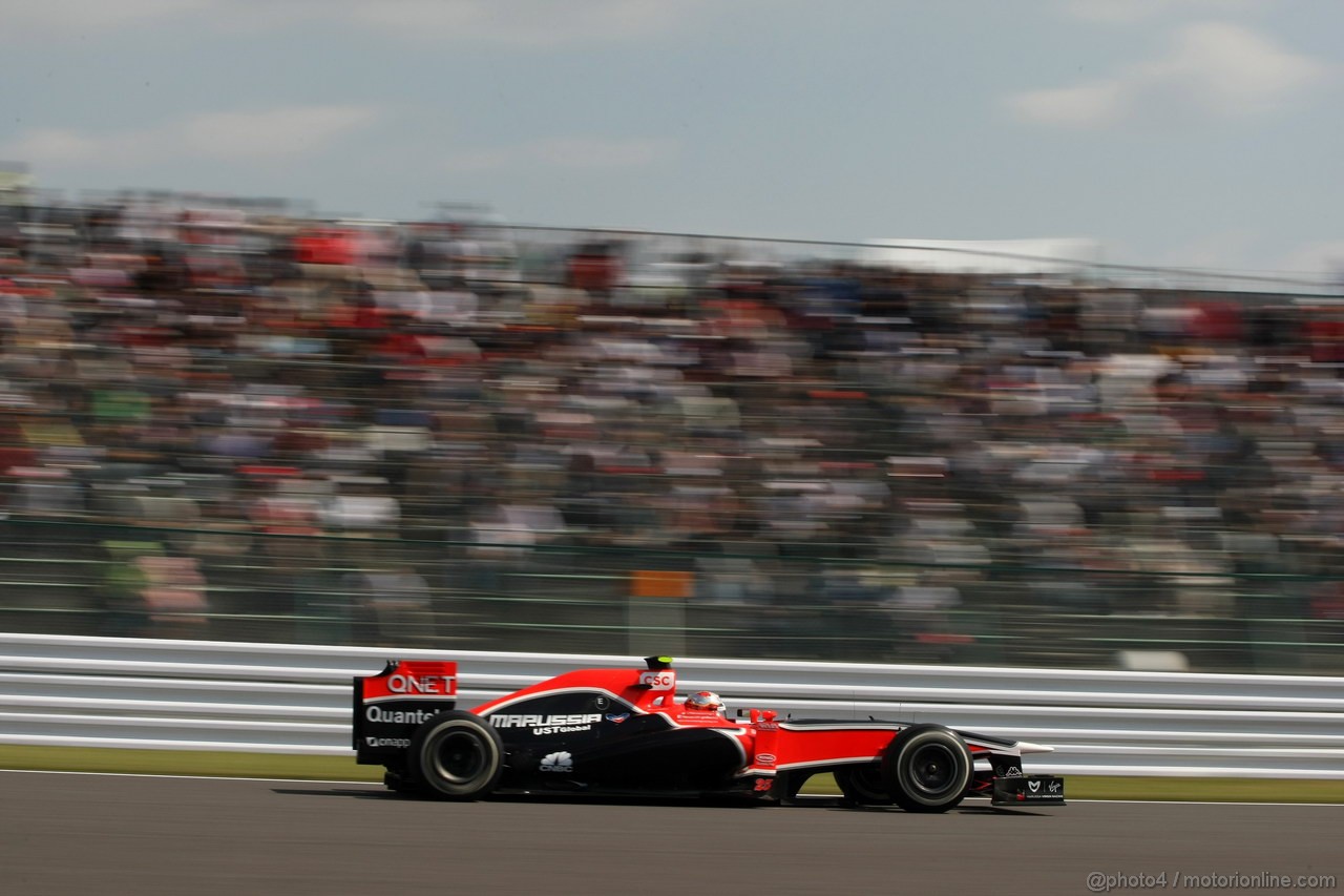 GP GIAPPONE, 07.10.2011- Prove Libere 1, Venerdi', Jerome D'Ambrosio (BEL), Marussia Virgin Racing VR-02 