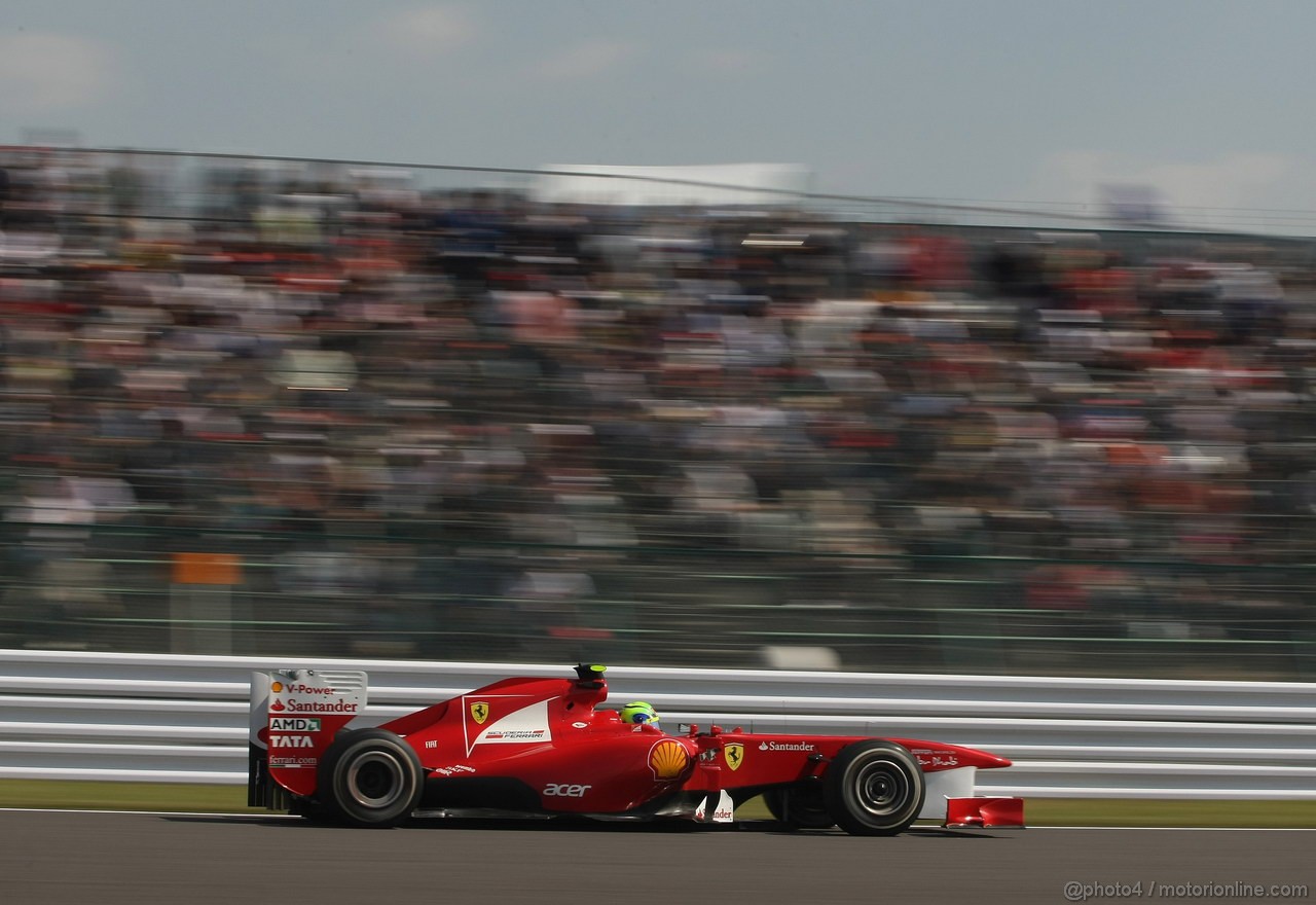 GP GIAPPONE, 07.10.2011- Prove Libere 1, Venerdi', Felipe Massa (BRA), Ferrari, F-150 Italia
