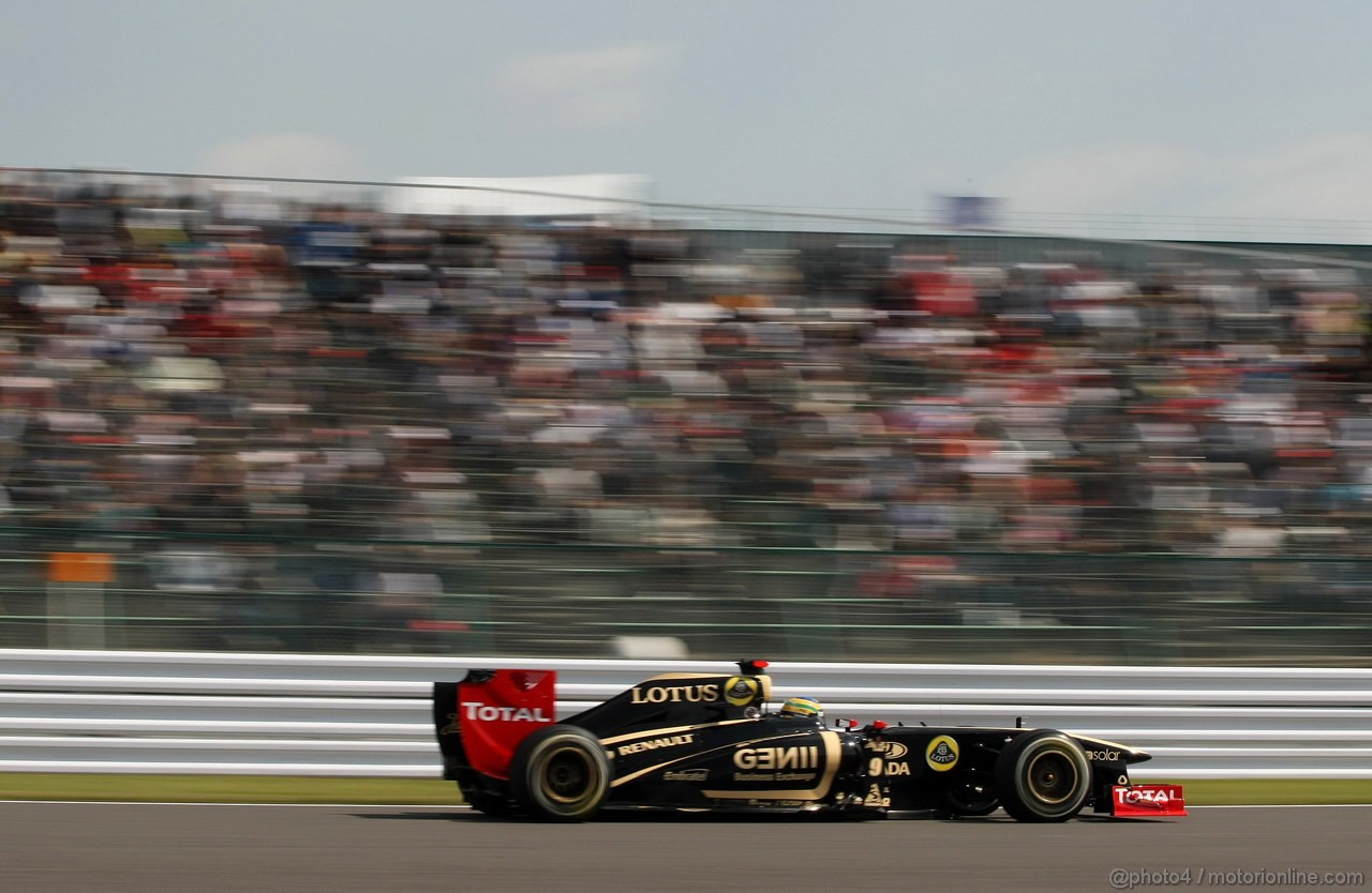 GP GIAPPONE, 07.10.2011- Prove Libere 1, Venerdi', Bruno Senna (BRA), Lotus Renault GP R31 