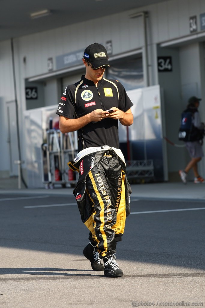 GP GIAPPONE, 07.10.2011- Prove Libere 1, Venerdi', Bruno Senna (BRA), Lotus Renault GP R31 