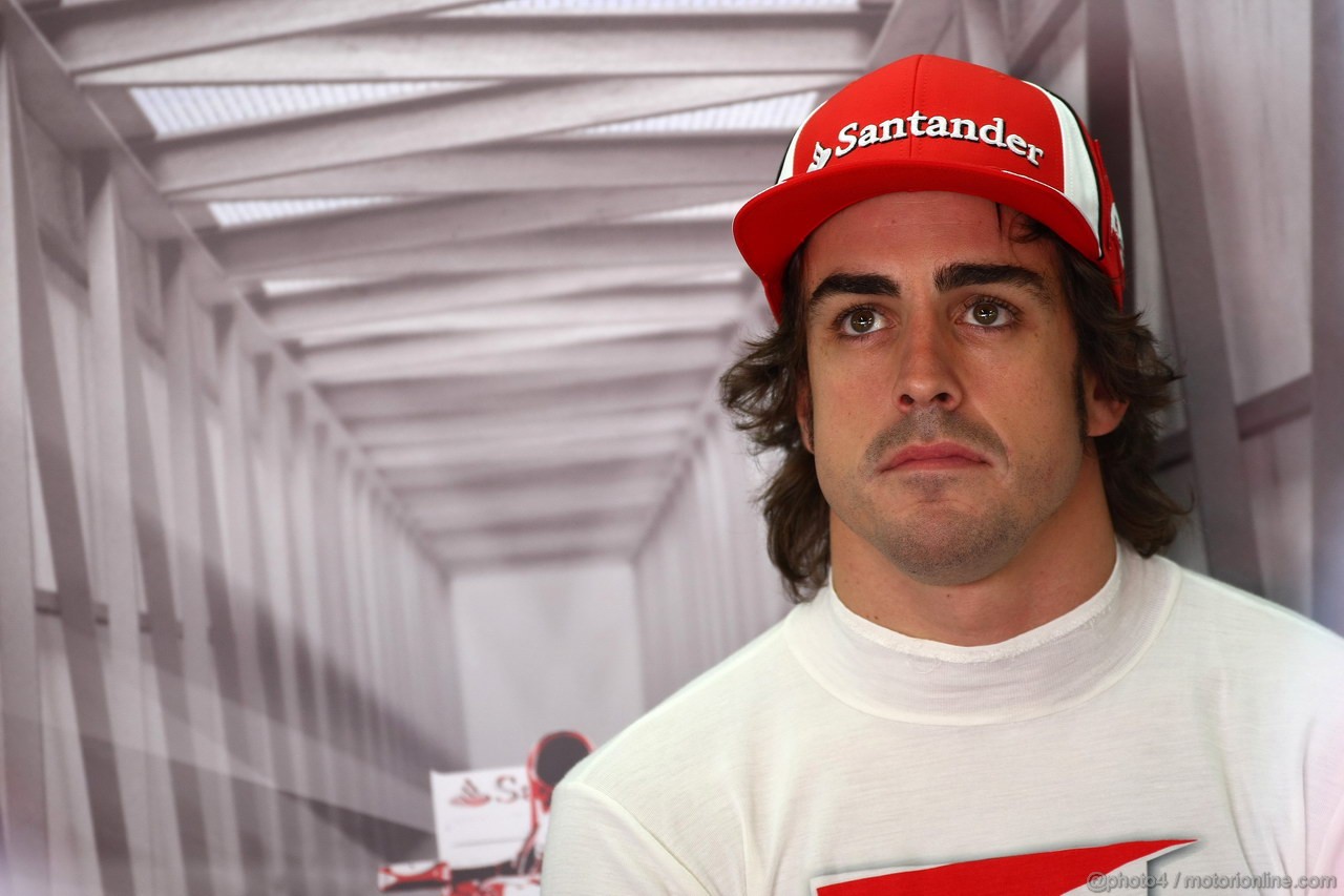 GP GIAPPONE, 07.10.2011- Prove Libere 1, Venerdi', Fernando Alonso (ESP), Ferrari, F-150 Italia 