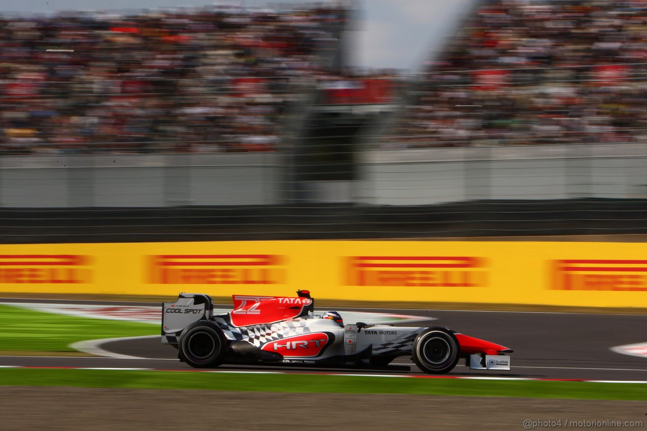 GP GIAPPONE, 07.10.2011- Prove Libere 2, Venerdi', Daniel Ricciardo (AUS), HRT Formula One Team 