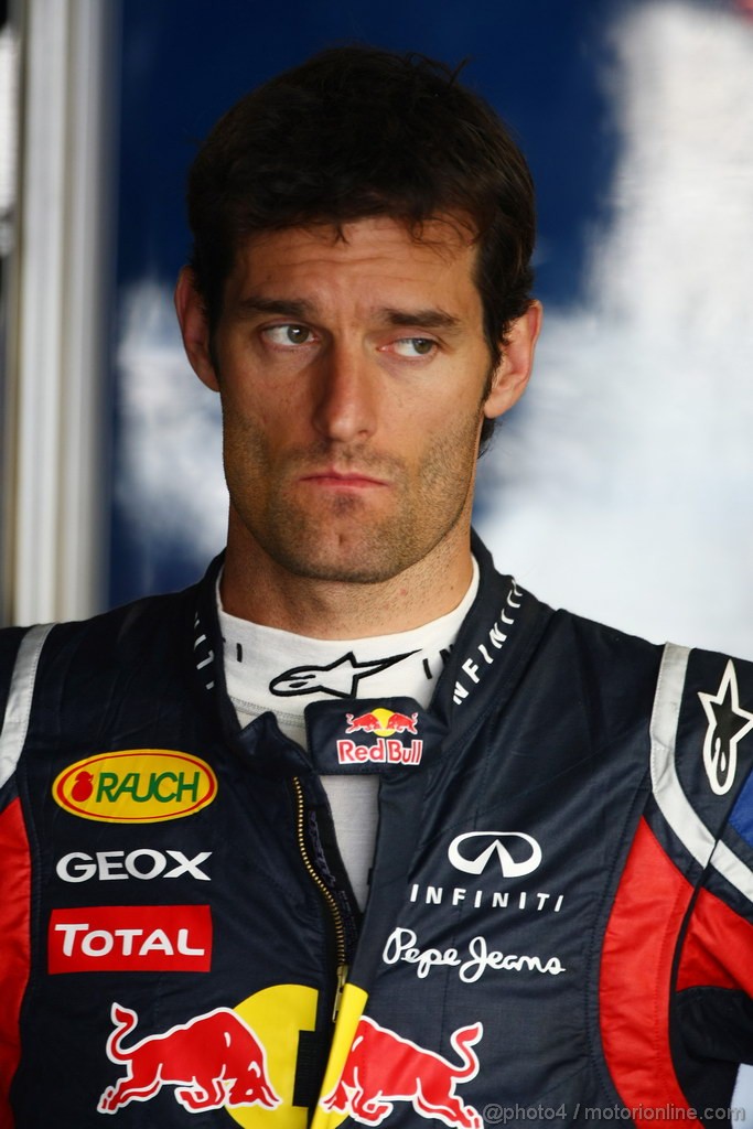 GP GIAPPONE, 07.10.2011- Prove Libere 2, Venerdi',Mark Webber (AUS), Red Bull Racing, RB7 