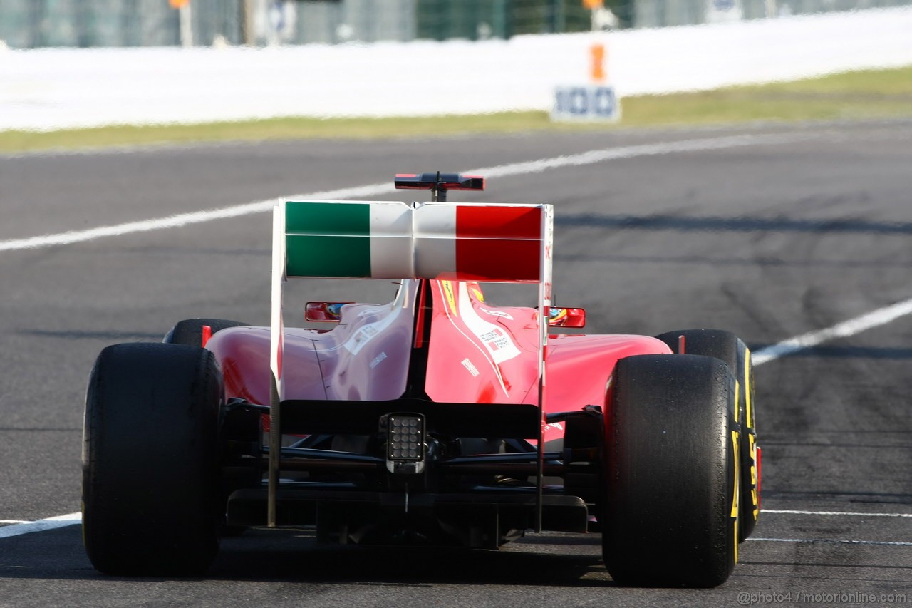 GP GIAPPONE, 07.10.2011- Prove Libere 2, Venerdi', Fernando Alonso (ESP), Ferrari, F-150 Italia 