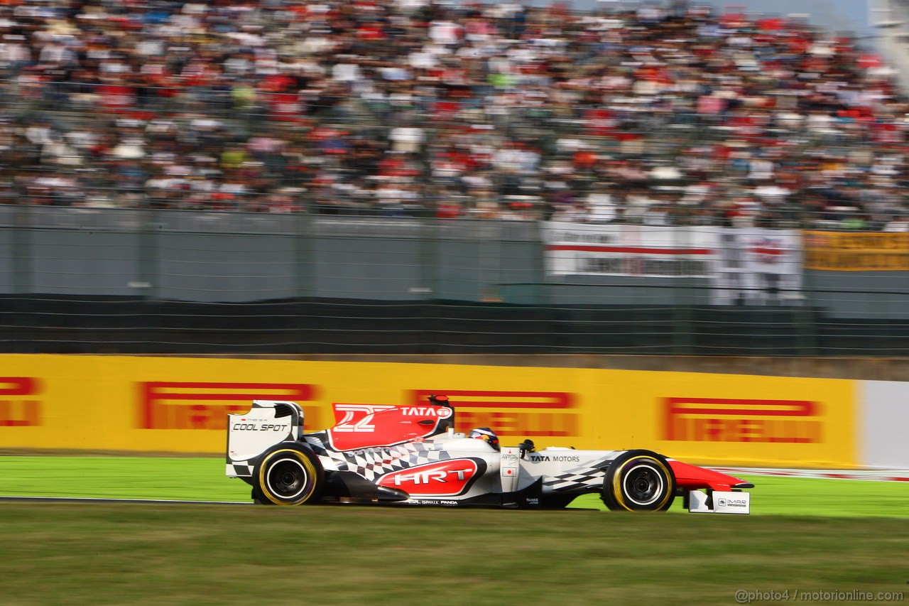 GP GIAPPONE, 07.10.2011- Prove Libere 2, Venerdi', Daniel Ricciardo (AUS), HRT Formula One Team