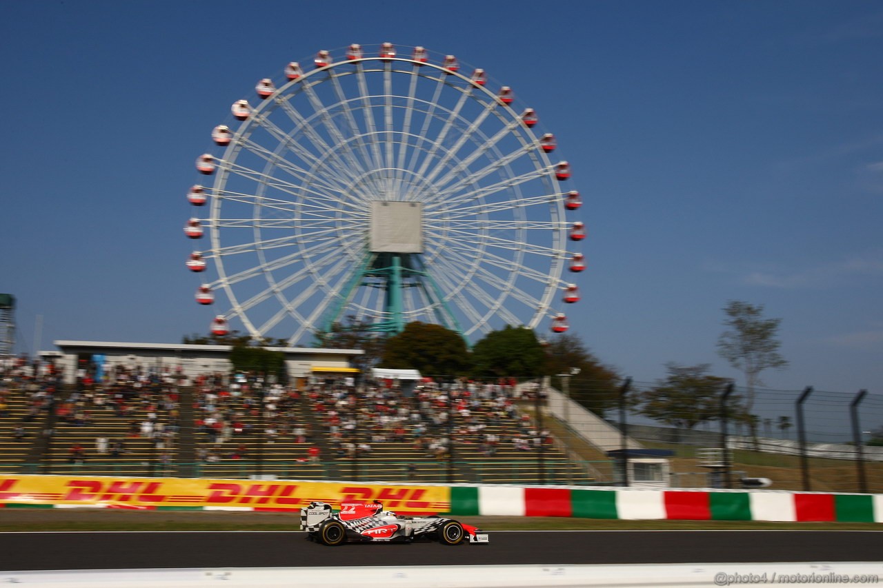 GP GIAPPONE, 07.10.2011- Prove Libere 2, Venerdi', Daniel Ricciardo (AUS), HRT Formula One Team 