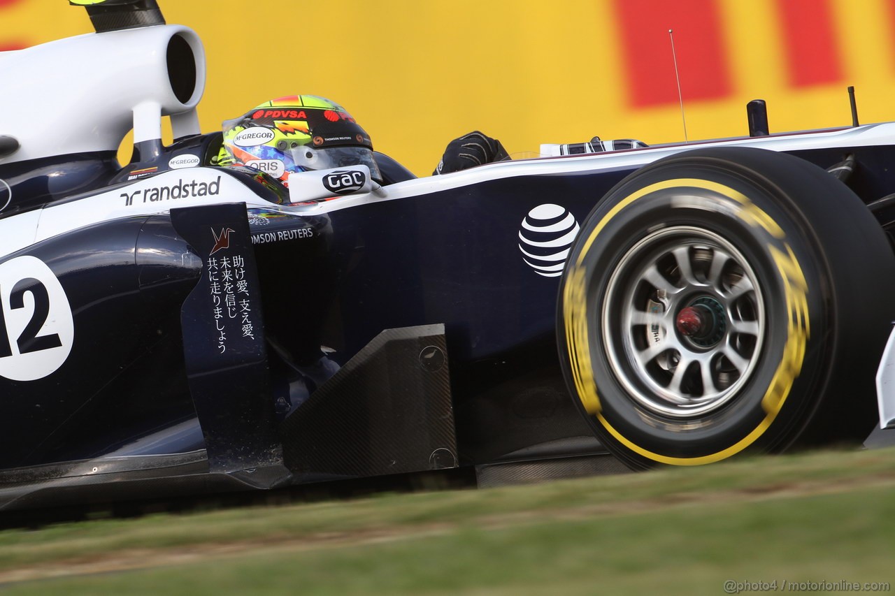 GP GIAPPONE, 07.10.2011- Prove Libere 2, Venerdi',Pastor Maldonado (VEN), Williams FW33 