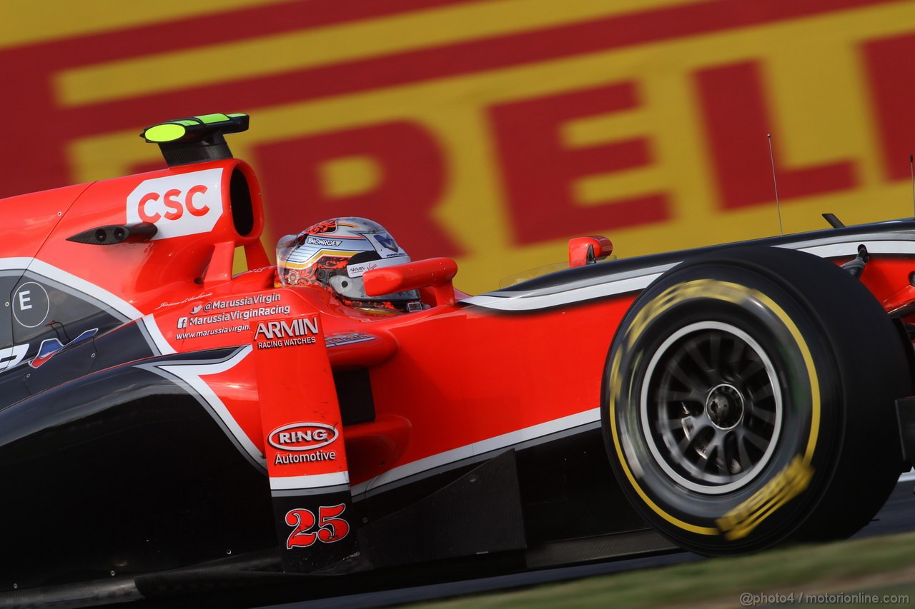 GP GIAPPONE, 07.10.2011- Prove Libere 2, Venerdi', Jerome D'Ambrosio (BEL), Marussia Virgin Racing VR-02