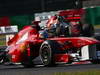 GP GIAPPONE, 07.10.2011- Prove Libere 2, Venerdi', Fernando Alonso (ESP), Ferrari, F-150 Italia davanti a Lewis Hamilton (GBR), McLaren  Mercedes, MP4-26 