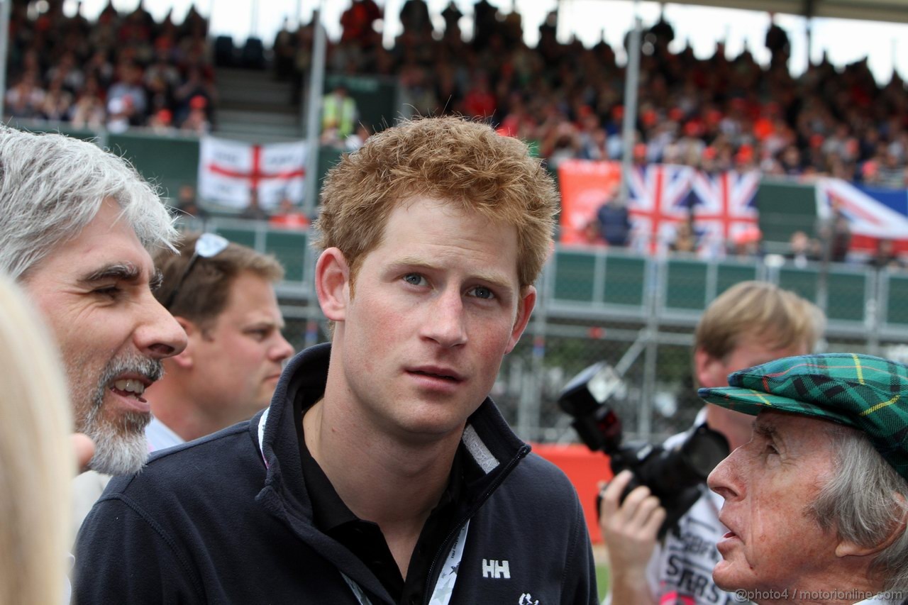 GP GRAN BRETAGNA, 10.07.2011- Gara, Prince Harry