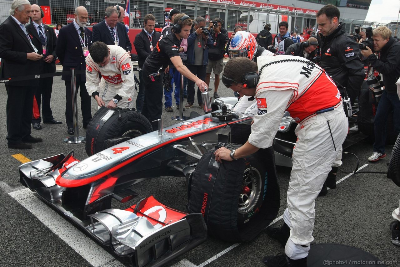 GP GRAN BRETAGNA, 10.07.2011- Gara, Jenson Button (GBR), McLaren  Mercedes, MP4-26 