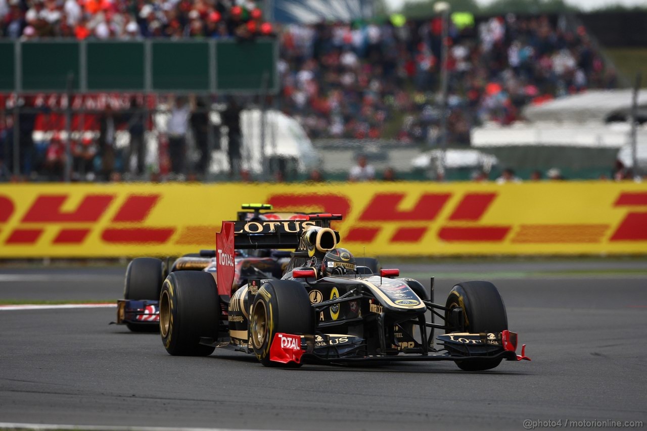GP GRAN BRETAGNA, 10.07.2011- Gara, Nick Heidfeld (GER) Lotus Renault GP R31  