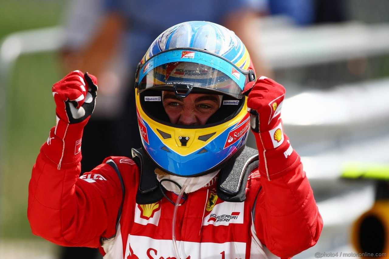GP GRAN BRETAGNA, 10.07.2011- Gara, Fernando Alonso (ESP), Ferrari, F-150 Italia vincitore 