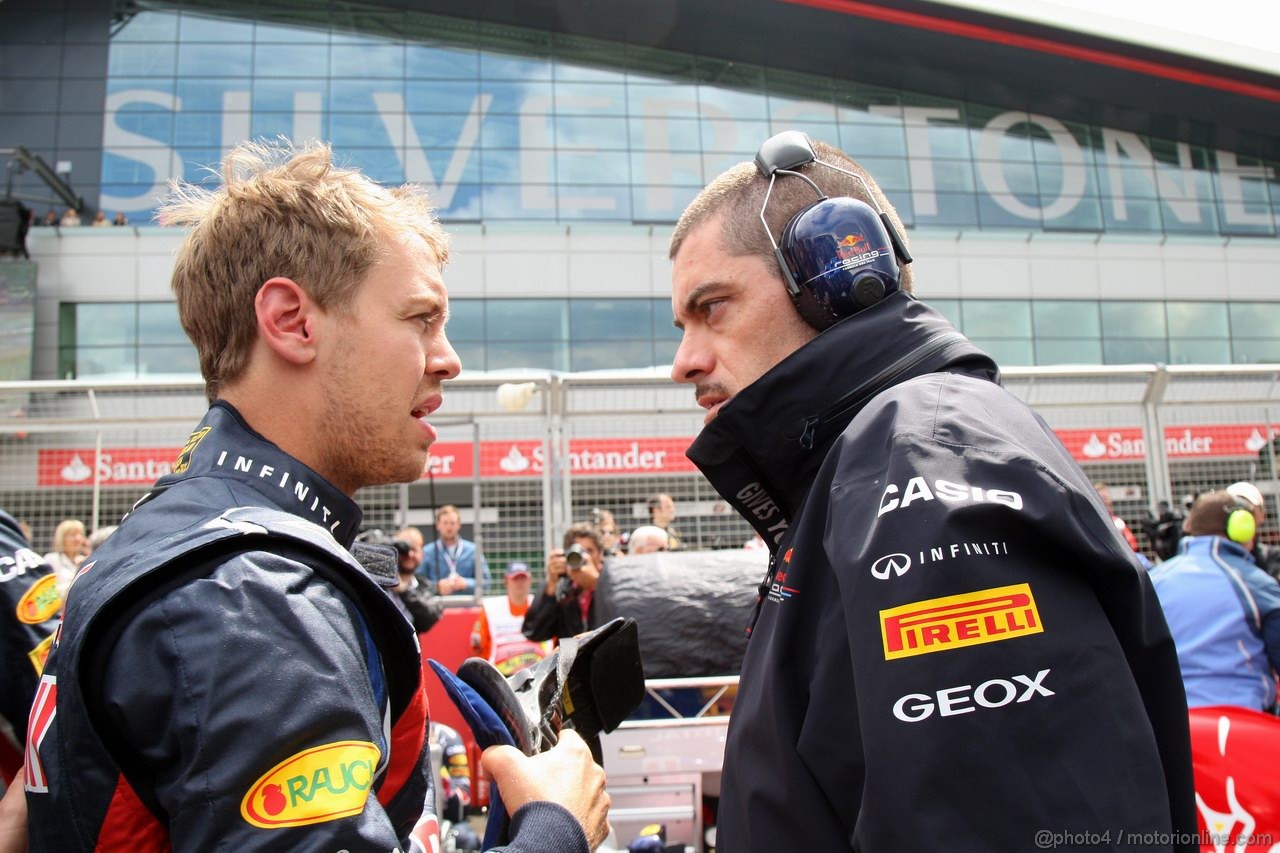 GP GRAN BRETAGNA, 10.07.2011- Gara, Sebastian Vettel (GER), Red Bull Racing, RB7 