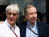 GP GRAN BRETAGNA, 10.07.2011- Bernie Ecclestone (GBR), President e CEO of Formula One Management  e Jean Todt (FRA), President FIA 