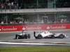 GP GRAN BRETAGNA, 10.07.2011- Gara, Crash, Michael Schumacher (GER), Mercedes GP Petronas F1 Team, MGP W02 e Kamui Kobayashi (JAP), Sauber F1 Team C30 