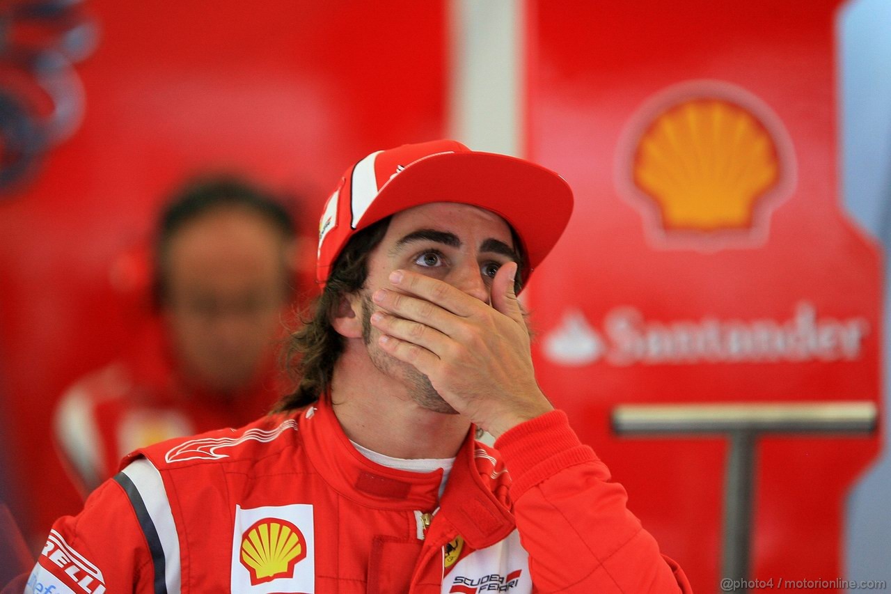 GP GRAN BRETAGNA, 09.07.2011- Prove Libere 3, Sabato, Fernando Alonso (ESP), Ferrari, F-150 Italia 
